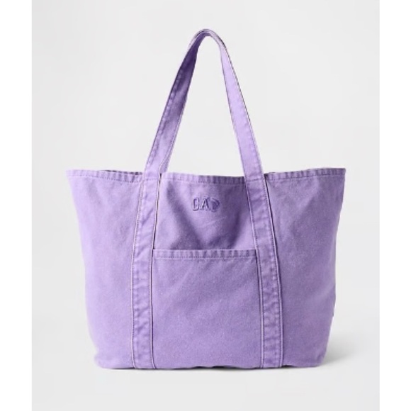 GAP Purple Logo Tote Bag - Picture 1 of 3
